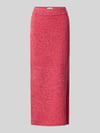 Christian Berg Woman Strickrock aus Wolle in Two-Tone-Machart Fuchsia