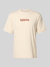 Selected Regular Fit T-Shirt aus reiner Baumwolle Modell 'HASPEN' Offwhite