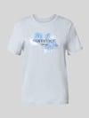 Tom Tailor męski t-shirt o kroju regular fit z czystej bawełny Jasnoniebieski