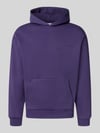 REVIEW Regular Fit Hoodie aus Baumwoll-Mix mit Label-Detail Purple