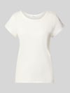 s.Oliver RED LABEL Regular fit t-shirt van puur katoen Offwhite