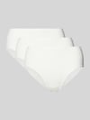 Sloggi Slip met labelprint, model 'GO DAILY' in een set van 3 stuks Offwhite