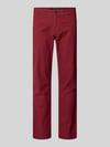 Christian Berg Men Jeansy o kroju slim fit w 5 kieszeni Bordowy