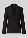 Weekend Max Mara Slim fit blazer met viscose Zwart