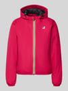 K-WAY Regular Fit Jacke mit Logo-Print Modell 'CLAUDETTE' Fuchsia