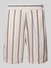 REVIEW Shorts mit elastischem Bund und Logo-Detail Offwhite