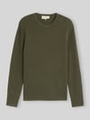 Tom Tailor Denim Regular Fit Pullover aus reiner Baumwolle Oliv
