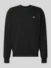 Lacoste Regular Fit Sweatshirt aus Baumwoll-Mix Black