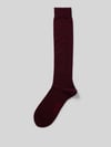 FALKE Sokken met labelstitching Rood
