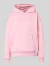 ONLY Bluza z kapturem w kroju relaxed fit z dodatkiem bawełny Model 'ADELE' Różowy