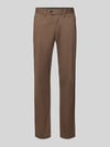 Christian Berg Men Regular Fit Chino mit französischen Eingrifftaschen Taupe