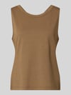 s.Oliver RED LABEL Regular Fit Trägertop aus Baumwoll-Mix Mittelbraun