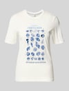 ONLY Regular Fit T-Shirt aus reiner Baumwolle Modell 'KITA' Weiss