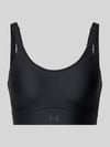Under Armour Biustonosz sportowy o kroju regular fit z nadruk z logo Model 'Infinity' Czarny