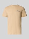 Tommy Jeans Regular Fit T-Shirt aus reiner Baumwolle Beige