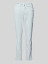 CAMBIO Slim Fit Jeans mit verkürztem Schnitt Modell 'PIPER' Bleu