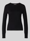 Christian Berg Woman Selection Strickpullover mit Rundhalsausschnitt Black