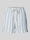 ONLY Relaxed Fit Bermudas aus Viskose-Leinen-Mix Modell 'GOA' Offwhite