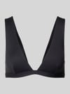 MC2 Saint Barth Slim Fit Bikini-Oberteil mit V-Ausschnitt Modell 'Ofelia' Black
