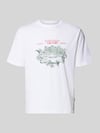 JACK & JONES T-shirt z nadrukiem z logo Model 'NIAGARA' Biały