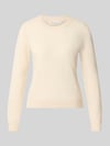 Christian Berg Woman Slim Fit Strickpullover aus reinem Kaschmir Offwhite