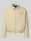 Polo Ralph Lauren bomberka o kroju regular fit z wykładanym kołnierzem Beżowy