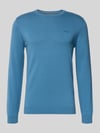 s.Oliver RED LABEL Regular Fit Pullover aus reiner Baumwolle Tuerkis Melange