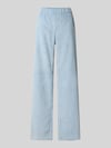 MAC Flared Cordhose mit Paspeltaschen am Gesäß Modell 'CHIARA' Hellblau