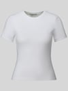 ONLY Slim fit t-shirt van katoenmix model 'RILEY' Wit