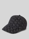 CK Calvin Klein Basecap mit Label-Strukturmuster Black