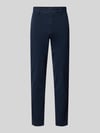 BOSS Slim fit broek van katoenmix, model 'KAITON1' Marineblauw