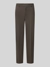 Lindbergh Straight Fit Stoffhose mit Viskose-Anteil Schoko
