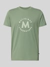 Matinique T-Shirt mit Label-Print Modell 'Jeramy' Schilf