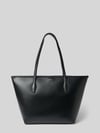 BOSS torba shopper z materiał skóropodobny model 'SANDY' Czarny