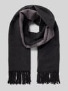 GUESS Sjaal met viscose en koordjes Zwart