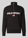 Polo Ralph Lauren Relaxed Fit Troyer aus Baumwoll-Mix Black