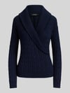 Lauren Ralph Lauren Regular fit pullover van mix van katoen en viscose Marineblauw