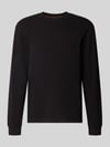 BOSS Orange regular fit shirt met lange mouwen van katoenmix model 'WE-TEMPEST' Zwart