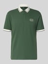 EA7 Emporio Armani regular fit poloshirt met logo-print Groen