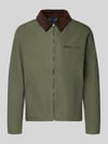 MCNEAL Regular Fit Jacke mit Umlegekragen Oliv