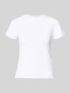 PIECES Slim Fit T-Shirt mit Viskose-Anteil Modell 'NICCA' Weiss