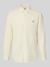 Polo Ralph Lauren Custom Fit Freizeithemd aus reiner Baumwolle Offwhite