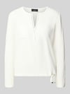 monari Regular fit blouse met borstzakken Wit