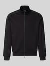 Armani Exchange bluza rozpinana o kroju regular fit z mieszanki bawełny model 'Felpa' Czarny