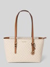 MICHAEL Michael Kors Shopper mit Logo-Muster Modell 'QUINN' Offwhite