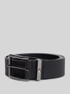 Tommy Hilfiger Gürtel aus echtem Leder Modell 'OLIVER SAFFIANO 3.5' BLACK