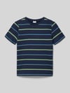 s.Oliver RED LABEL Regular Fit T-Shirt aus Baumwoll-Mix Marine