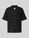 Redefined Rebel Regular Fit Freizeithemd mit Strukturmuster Modell 'FELIX' Black