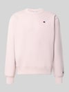 Champion Sweatshirt mit Label-Details Altrosa