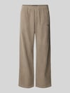 PEGADOR Stoffen broek met elastische band Lichtgrijs